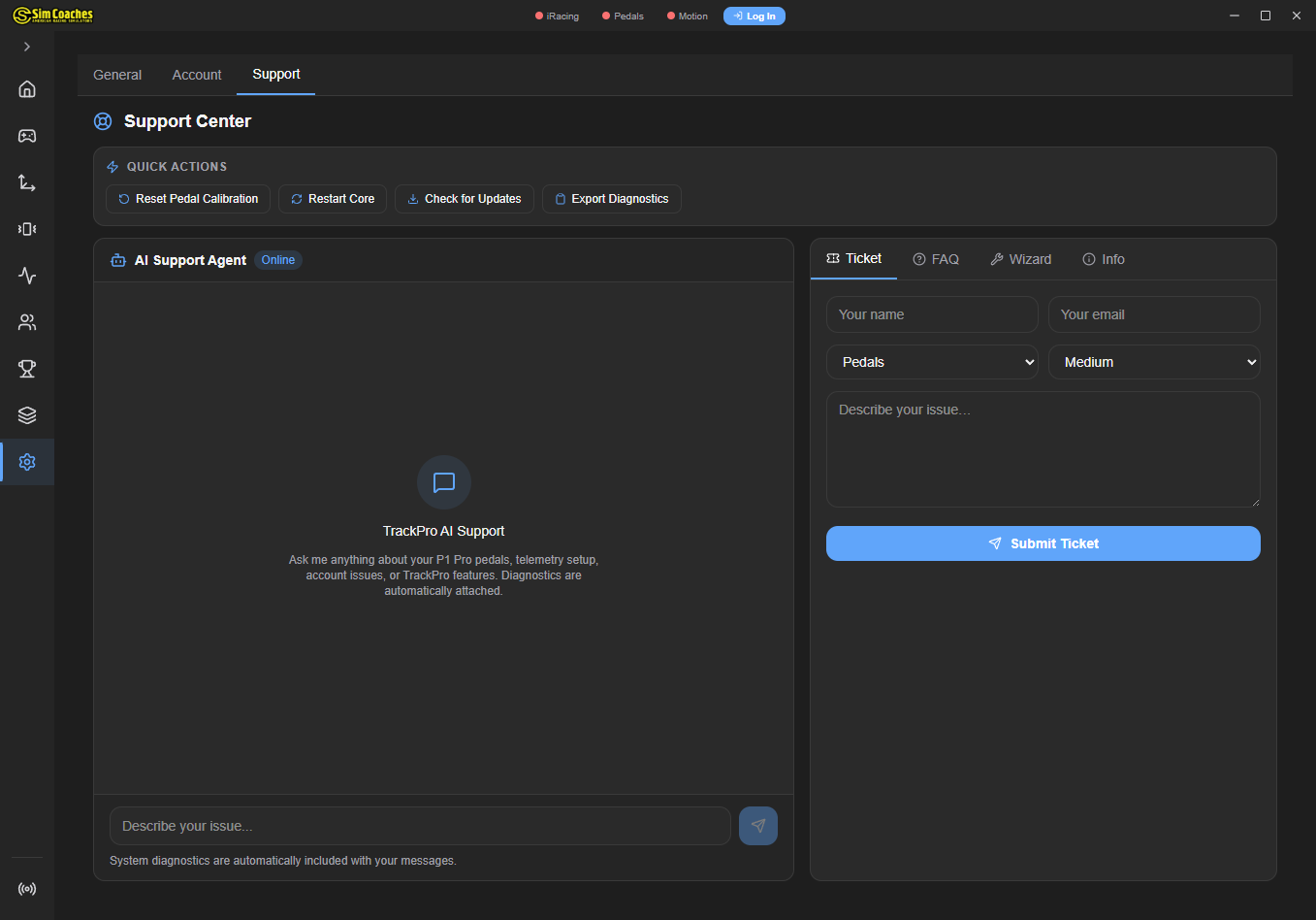TrackPro AI Support Agent — automated troubleshooting